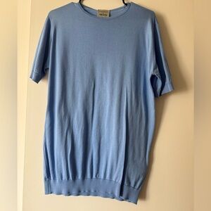Todd Snyder Blue Short Sleeve Tee